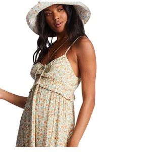 Rip Curl Rebel Heart Multi Floral Print Midi Dress